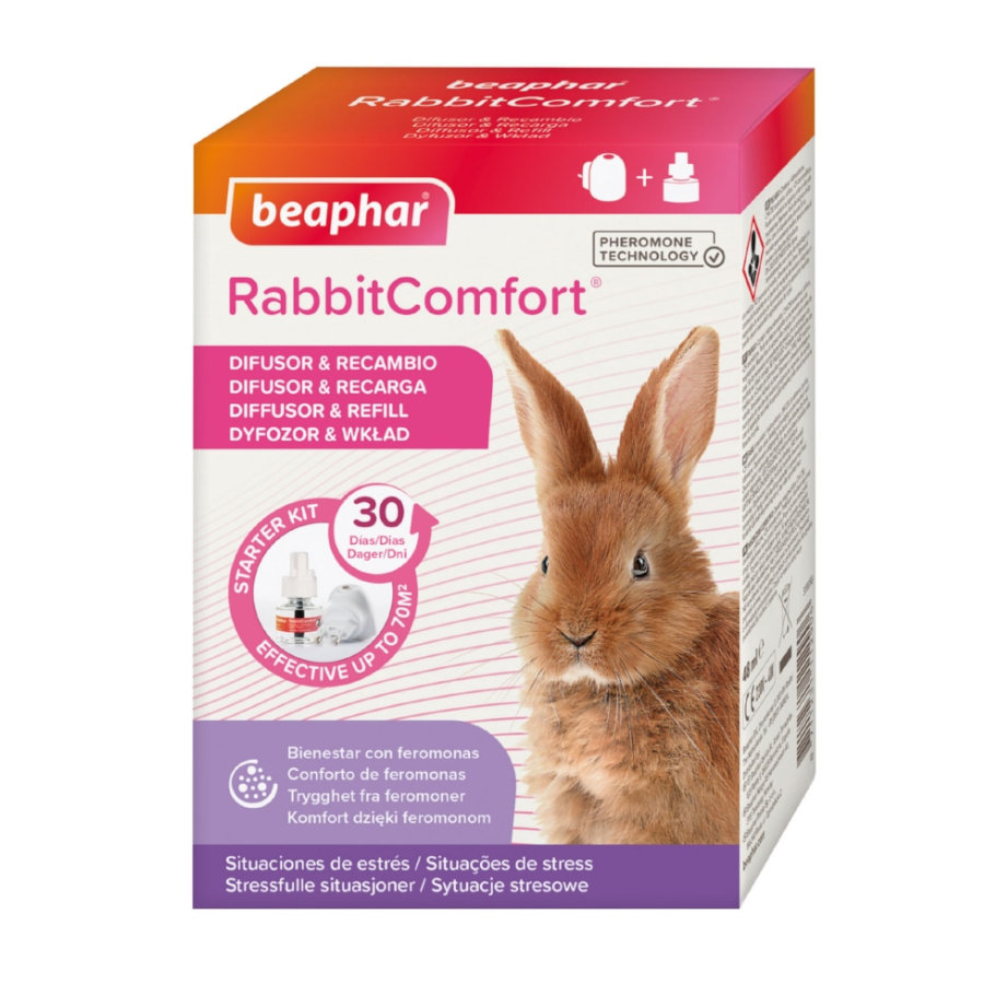 Difusor e refil Beaphar RabbitComfort para coelhos