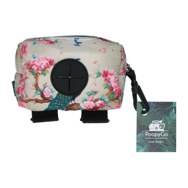 PoopyGo Poop bag dispenser Peacock (hvit)