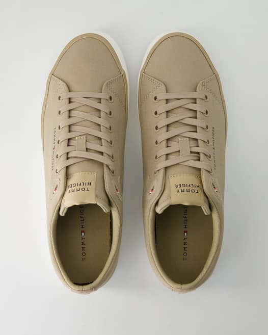 Tommy Hilfiger TH HI VULC LOW CORE CANVAS Sneaker in Beige