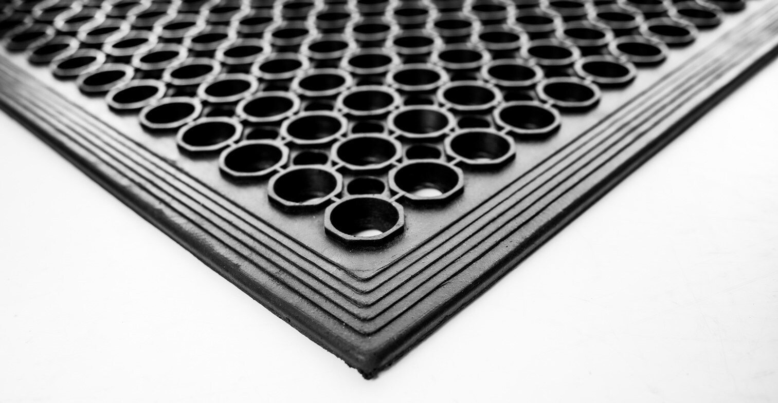 Jet-Line Fußmatte MONA 60x90x1,2 cm schwarz