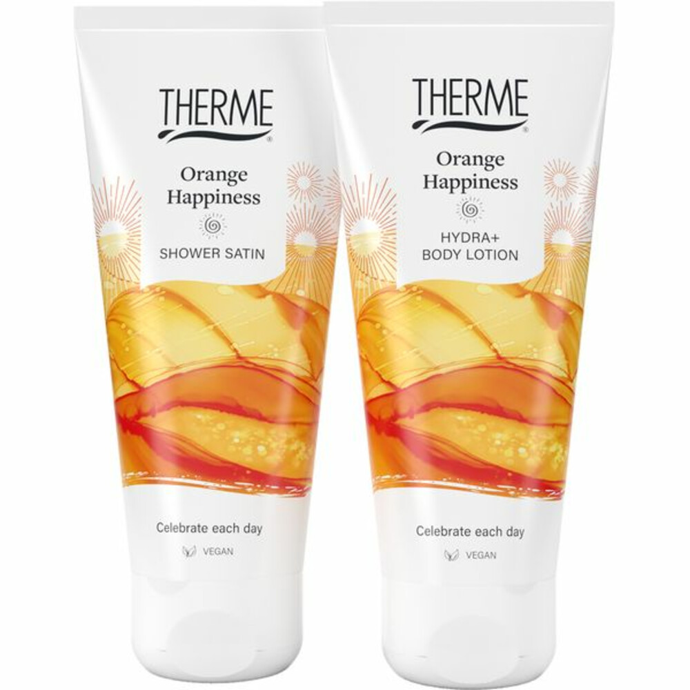 Therme Shower Treatment Geschenkset Orange Happiness1 set