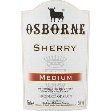 Osborne - Sherry Medium - 750ML