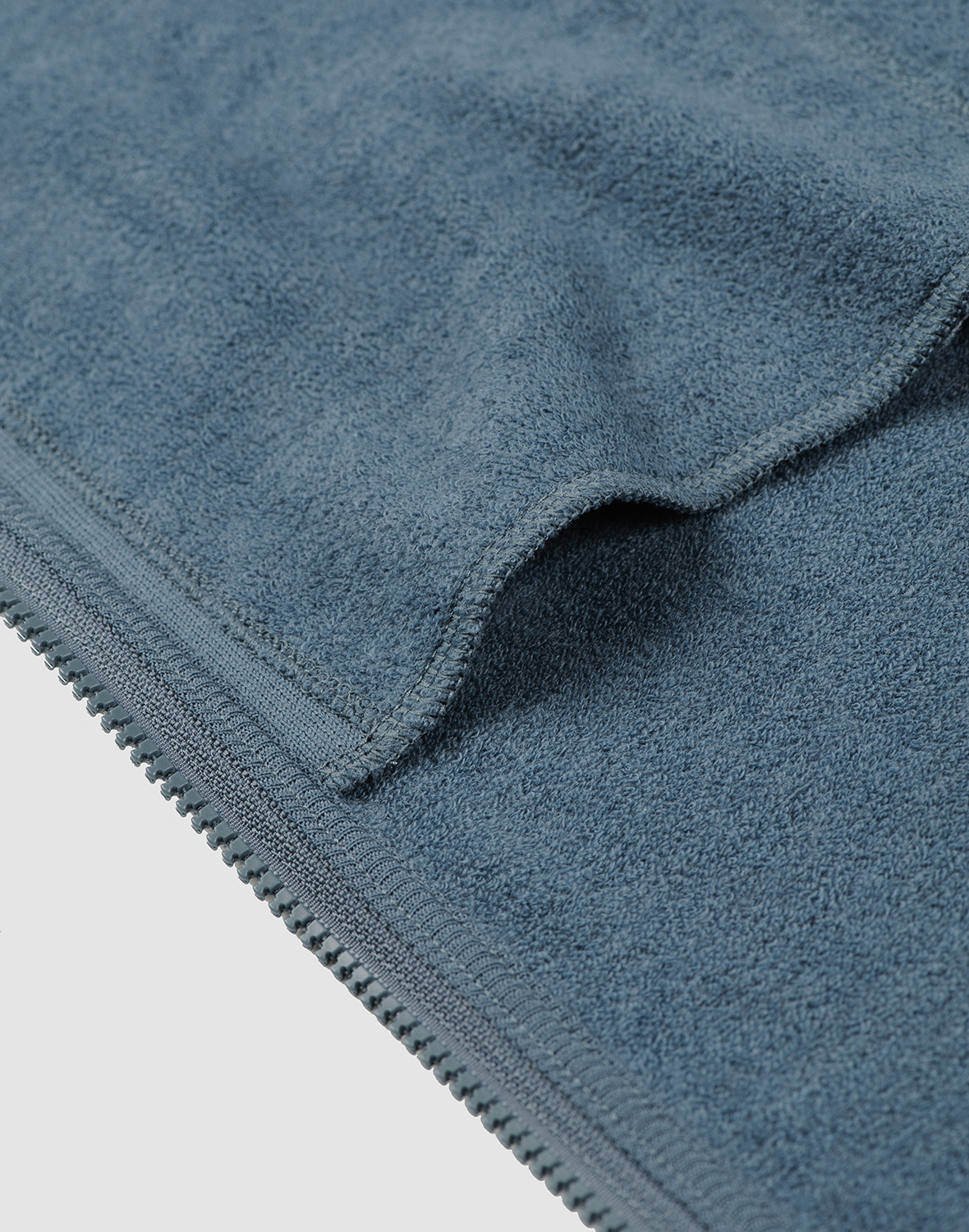 Vest met capuchon van merinowol terry voor heren