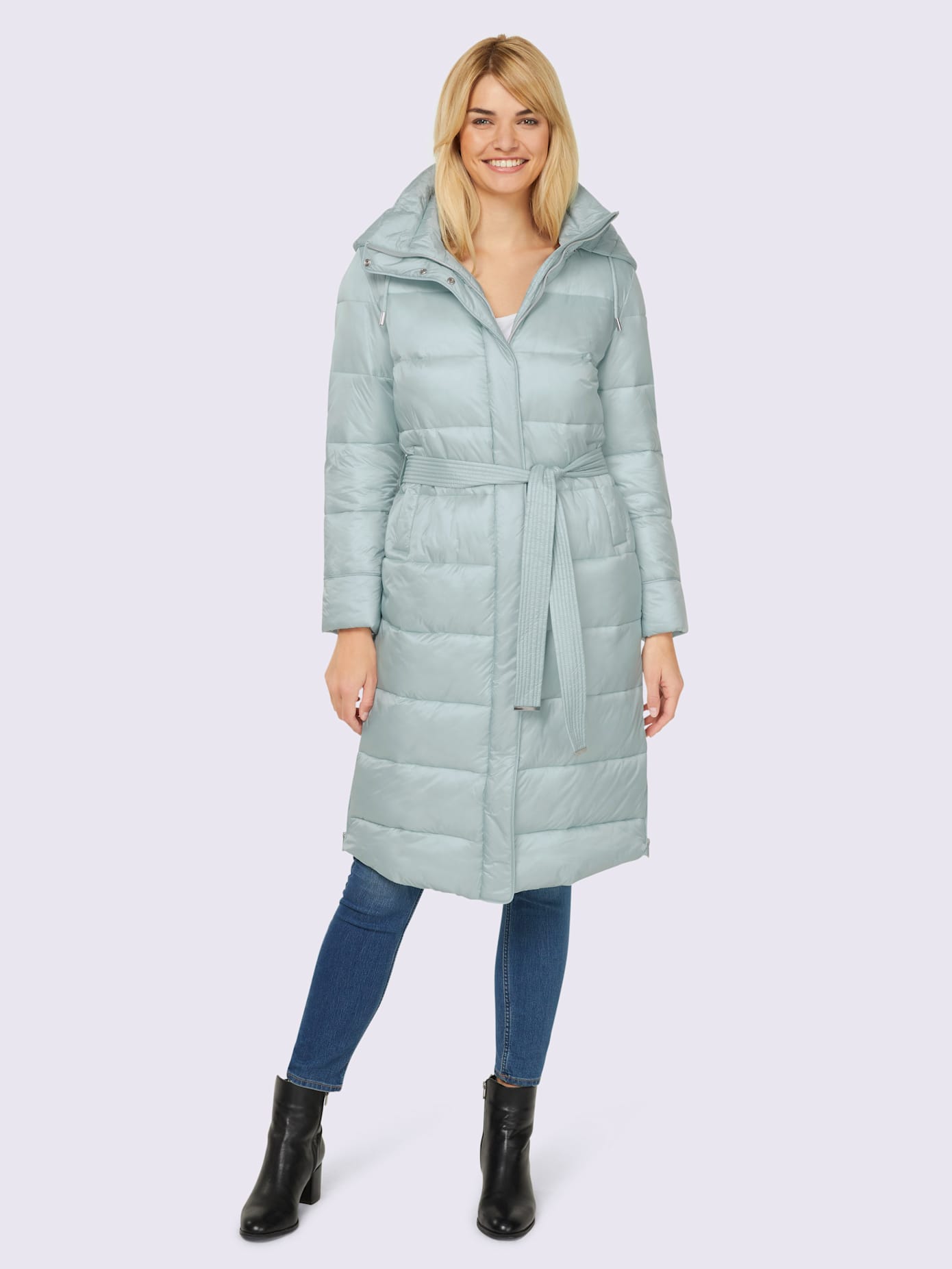 Manteau matelassé matelassage affinant
