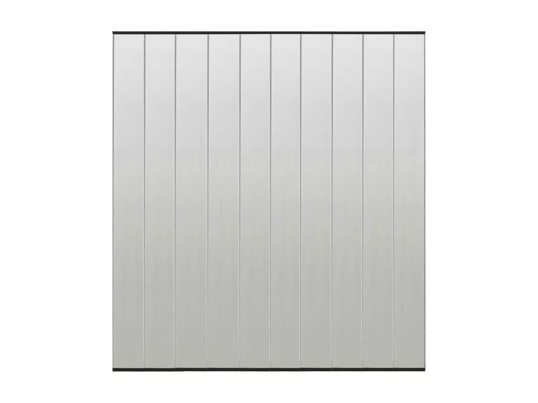 Moustiquaire de porte rideau en maille 10 pcs Noir 240x240 cm