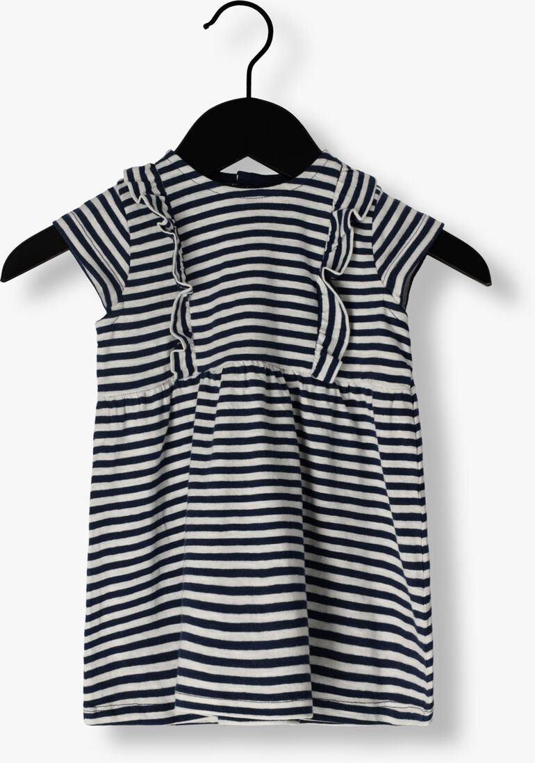PETIT BATEAU blauw/wit gestreepte petit bateau  robe mc