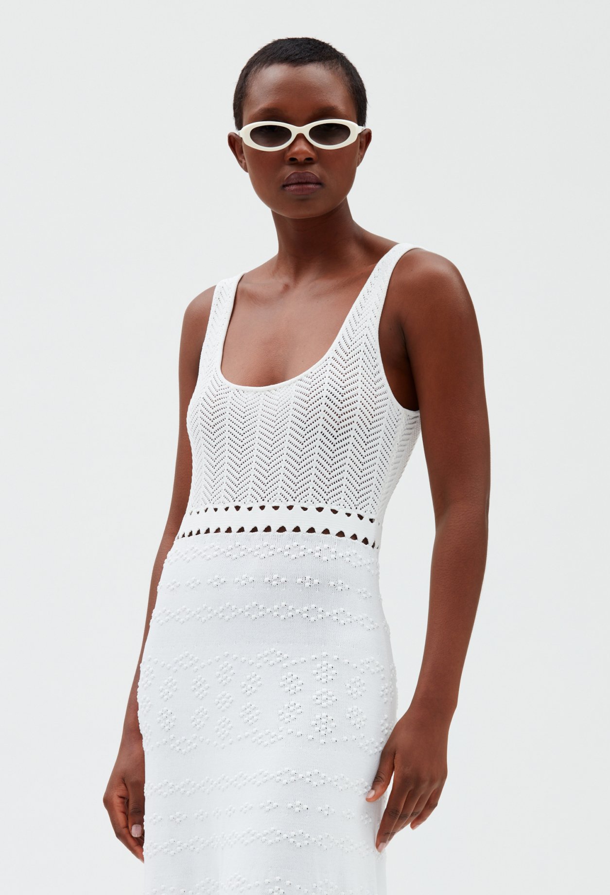 Robe midi maille