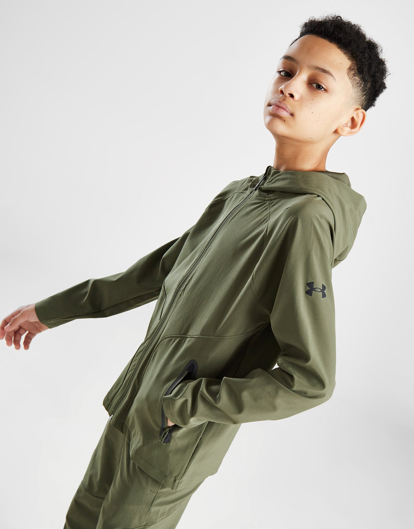 Under Armour Sweat à Capuche Zippé Unstoppable Junior