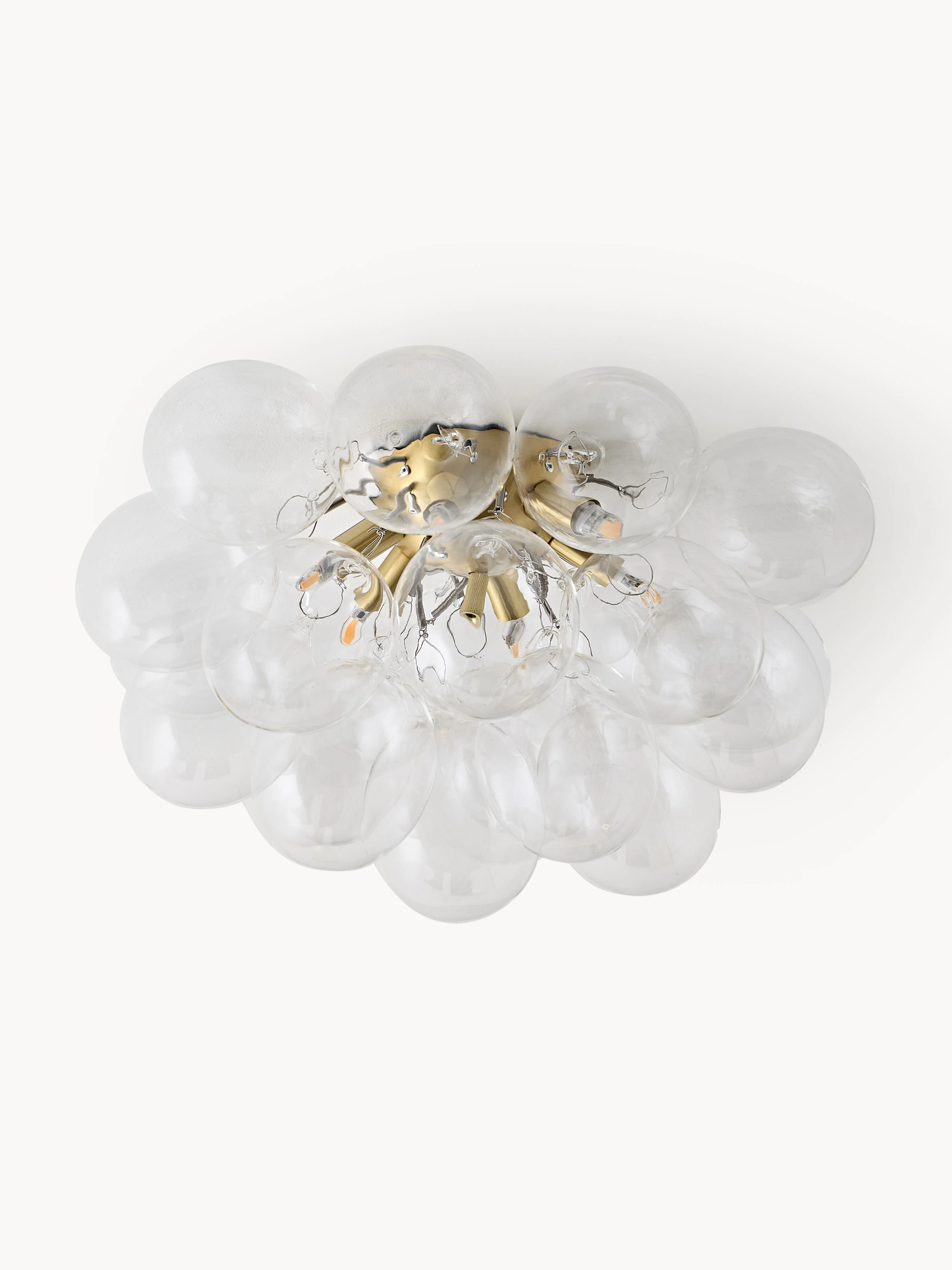 Mondgeblazen dimbare LED-plafondlamp Gross