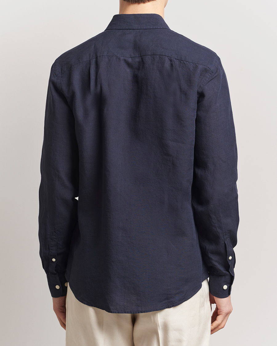 Tiger of Sweden Spenser Linen Shirt Midnight Blue