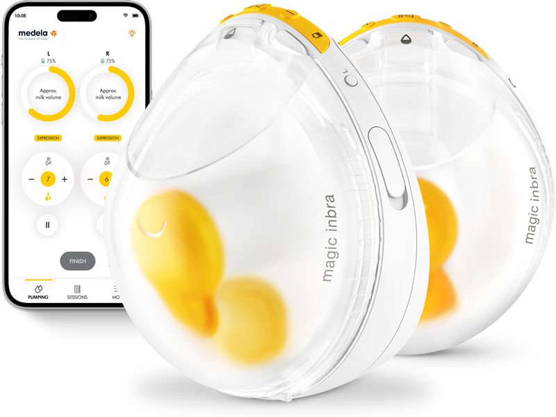 MEDELA Milchpumpe Magic InBra doppel Elektrisch Tragbare Doppelmilchpumpe