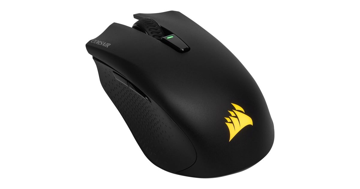 CorsairHARPOON RGB WIRELESS Gaming Mouse  (Zwart, 10.000 dpi, RGB leds)