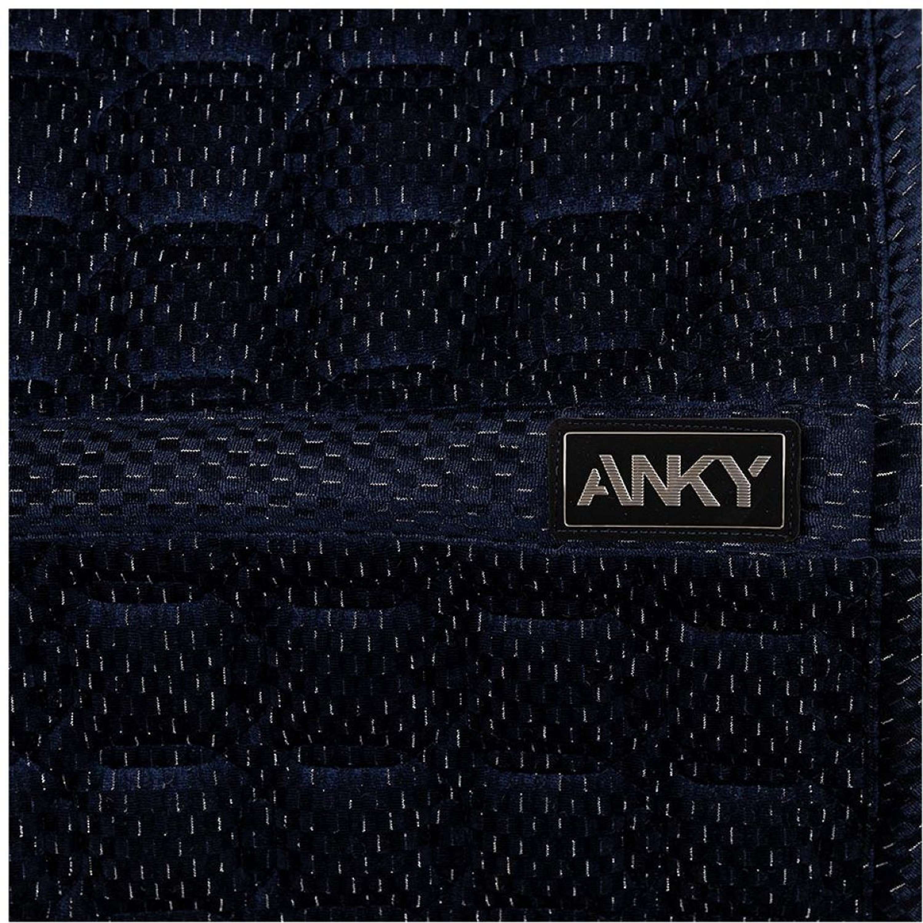 ANKY Zadeldekje Check Velvet XB25003 Dressuur Midnight Blue