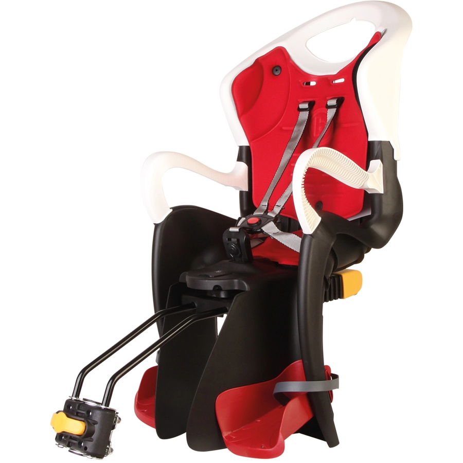 BELLELLI Kindersitz Fahrrad Tiger Reclining B-Fix frame mount White  Red