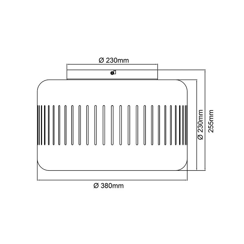 THIJS PLAFONDLAMP Ø38CM ZWART/GOUD, EXCL. E27 LICHTBRON