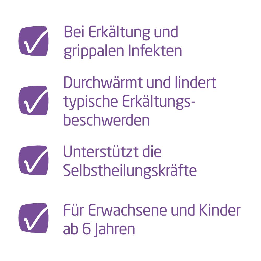 Infludo® Tropfen lindern akute Beschwerden bei Erkältung und grippalen Infekten