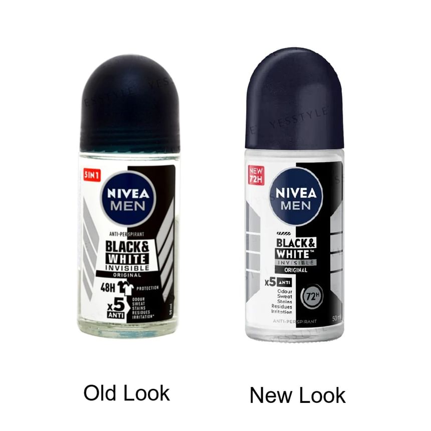 NIVEA - Men Black & White Invisible Roll On 50ml