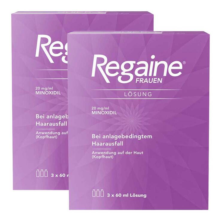 Regaine Frauen Lösung, 2x3x60 ml