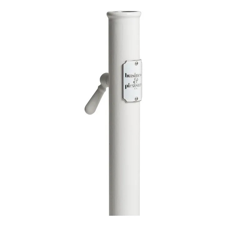 Business & Pleasure Co. Pied de parasol | Blanc