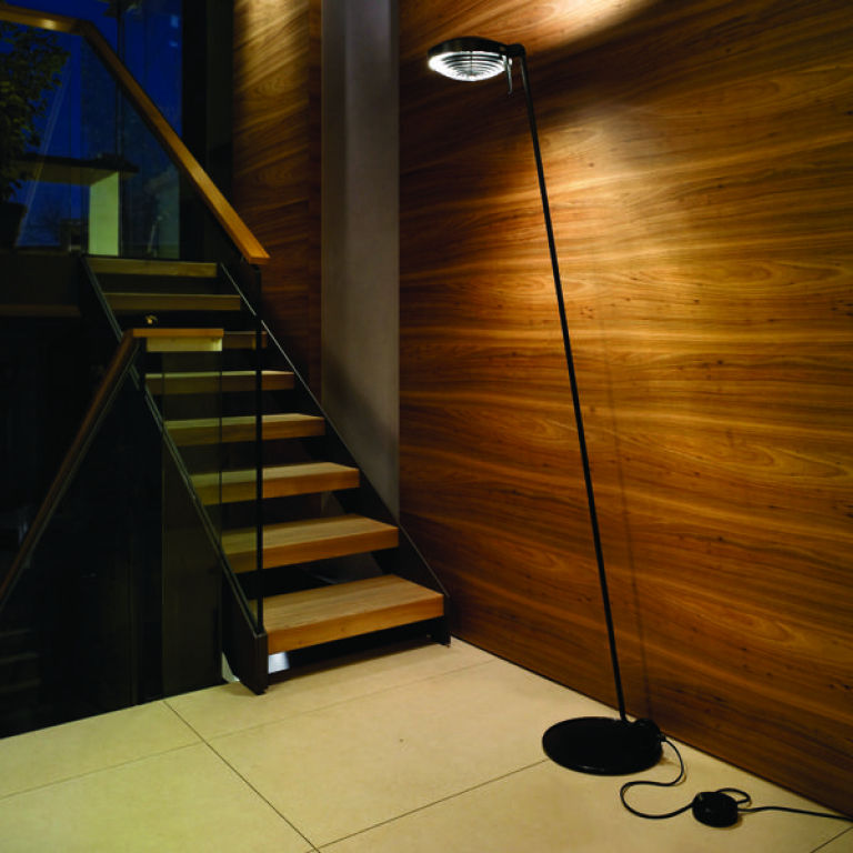 Lumina Elle 1 vloerlamp met dimmer wit