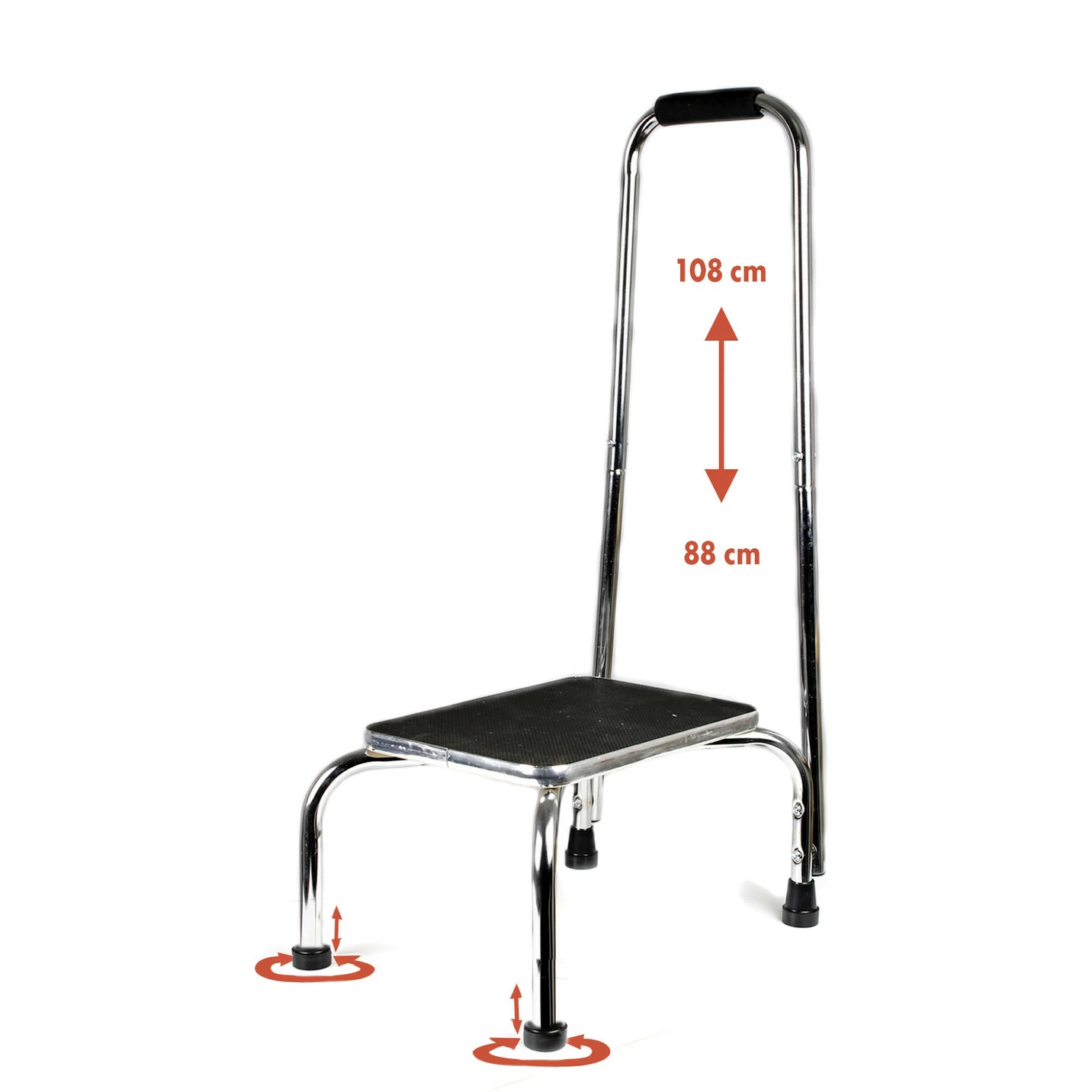 Trittstufe mit Haltegriff