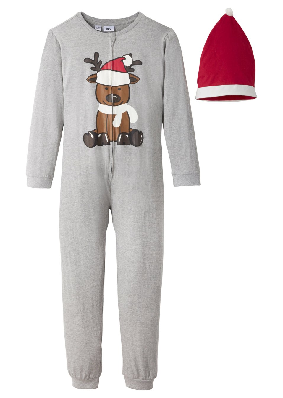 Combipyjama enfant + bonnet de Noël (Ens. 2 pces.)
