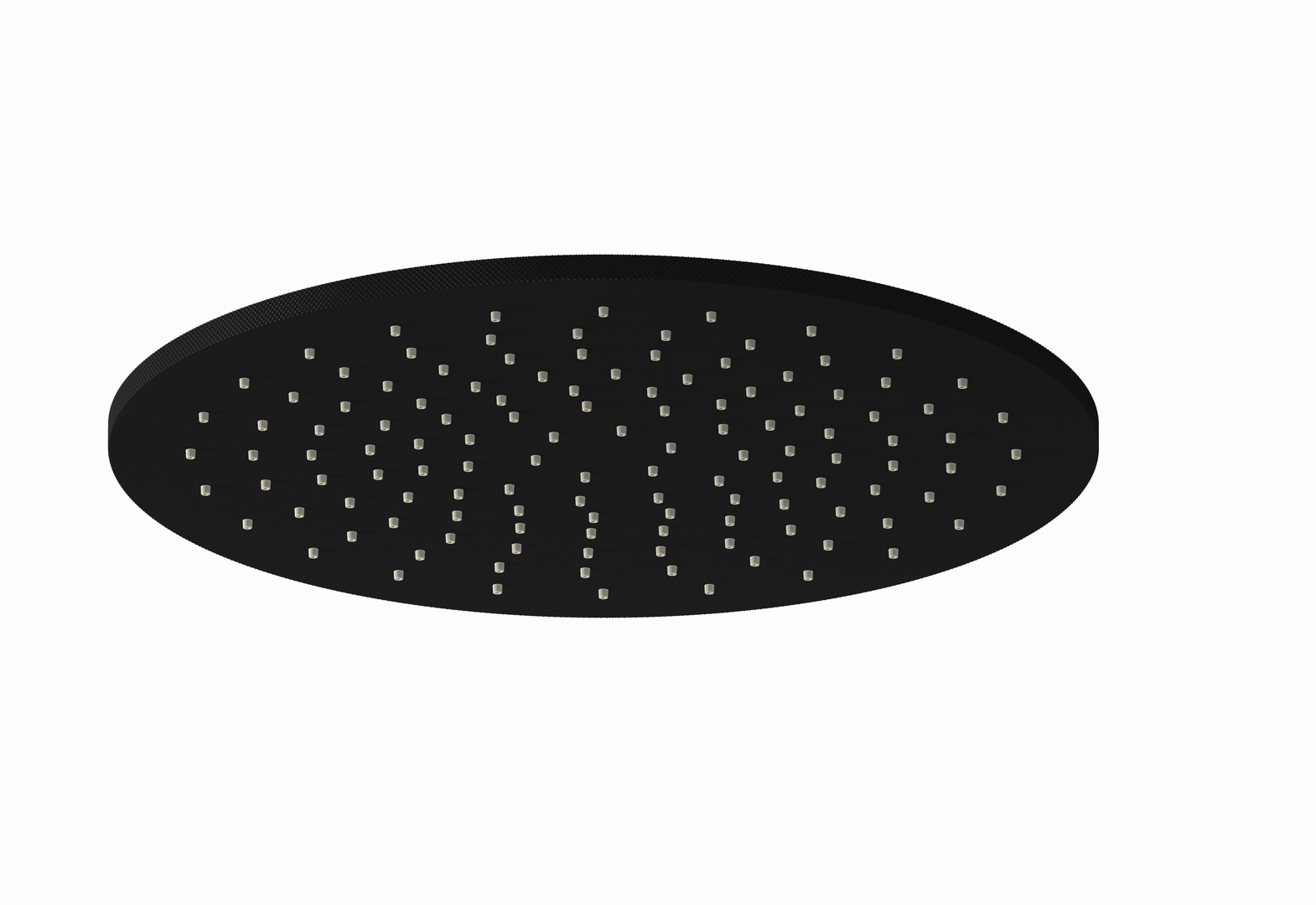 Plieger Roma hoofddouche 30cm mat zwart