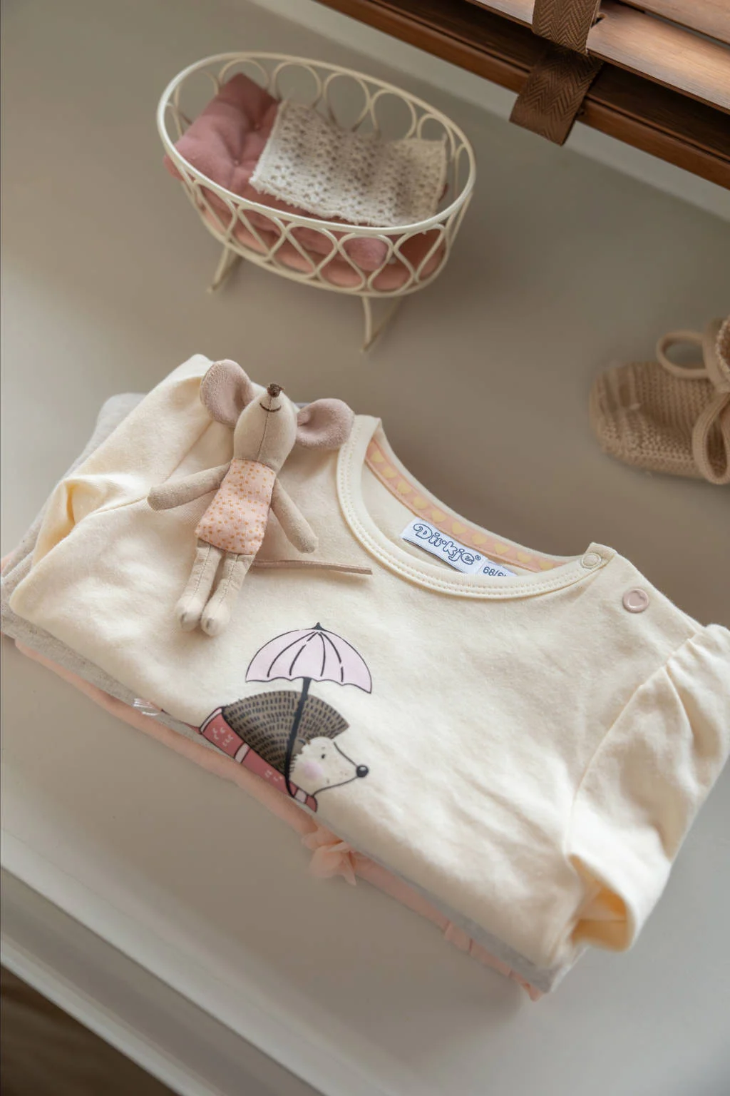 Dirkje longsleeve ecru gebreid