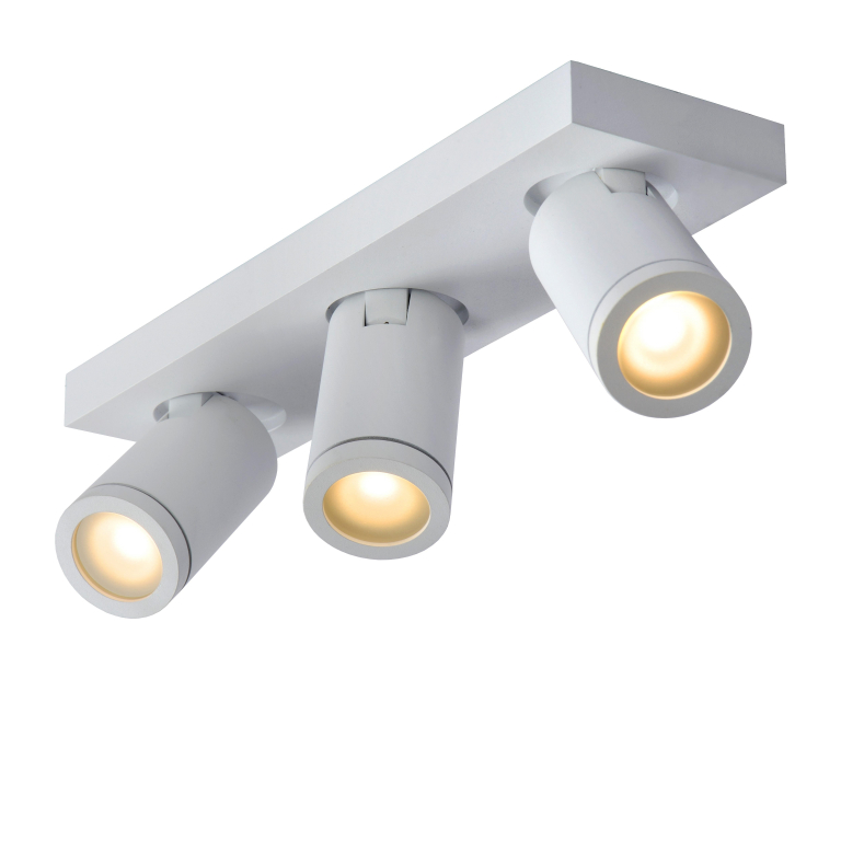 Lucide Taylor 3 spot badkamer IP44 wit