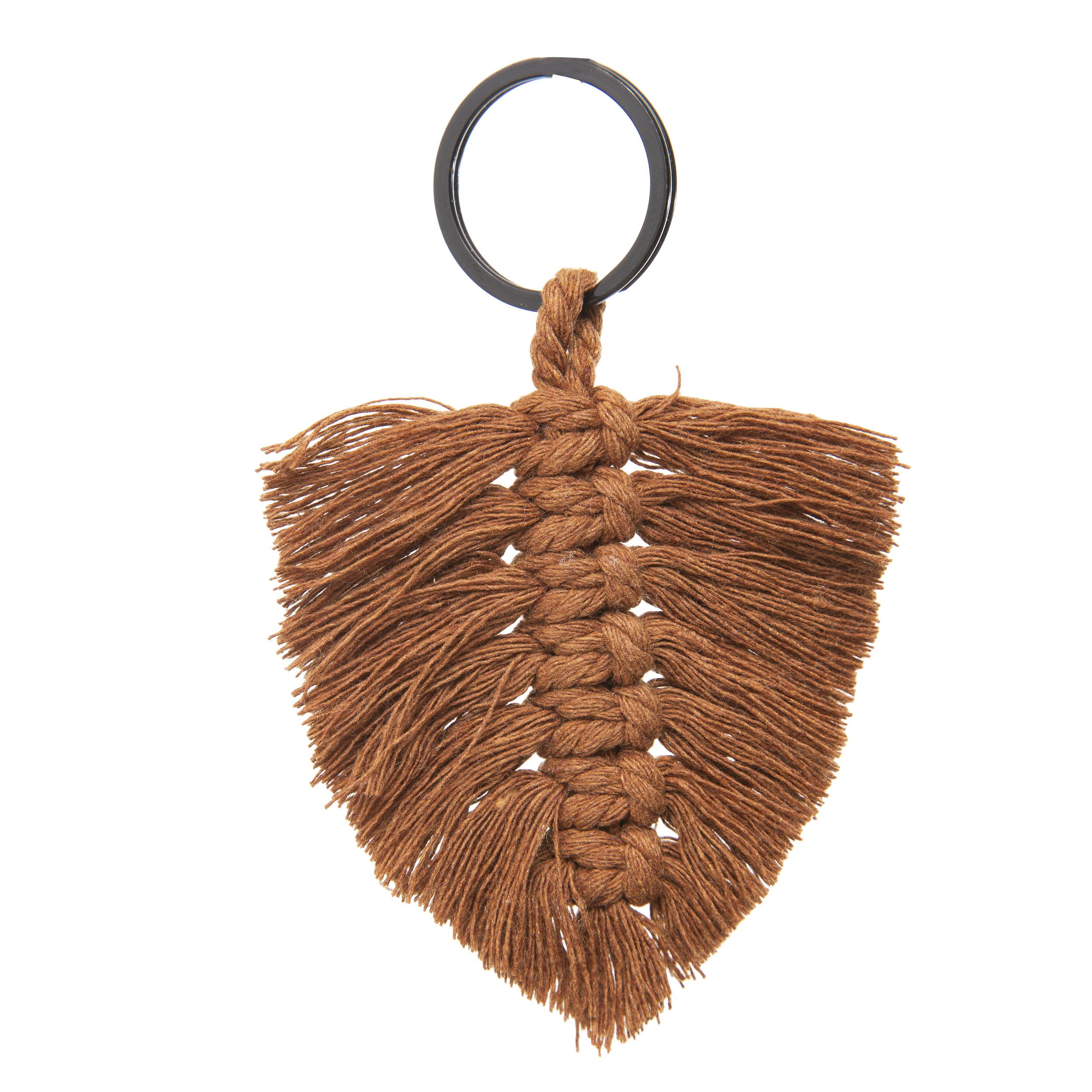 PORTE CLE MACRAME ALICANTE H.7CM