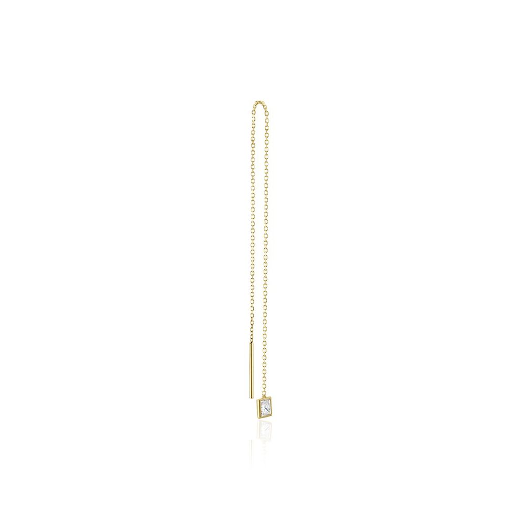 Boucle D'oreille Pendante Unitaire Or Jaune Douceur Oxydes