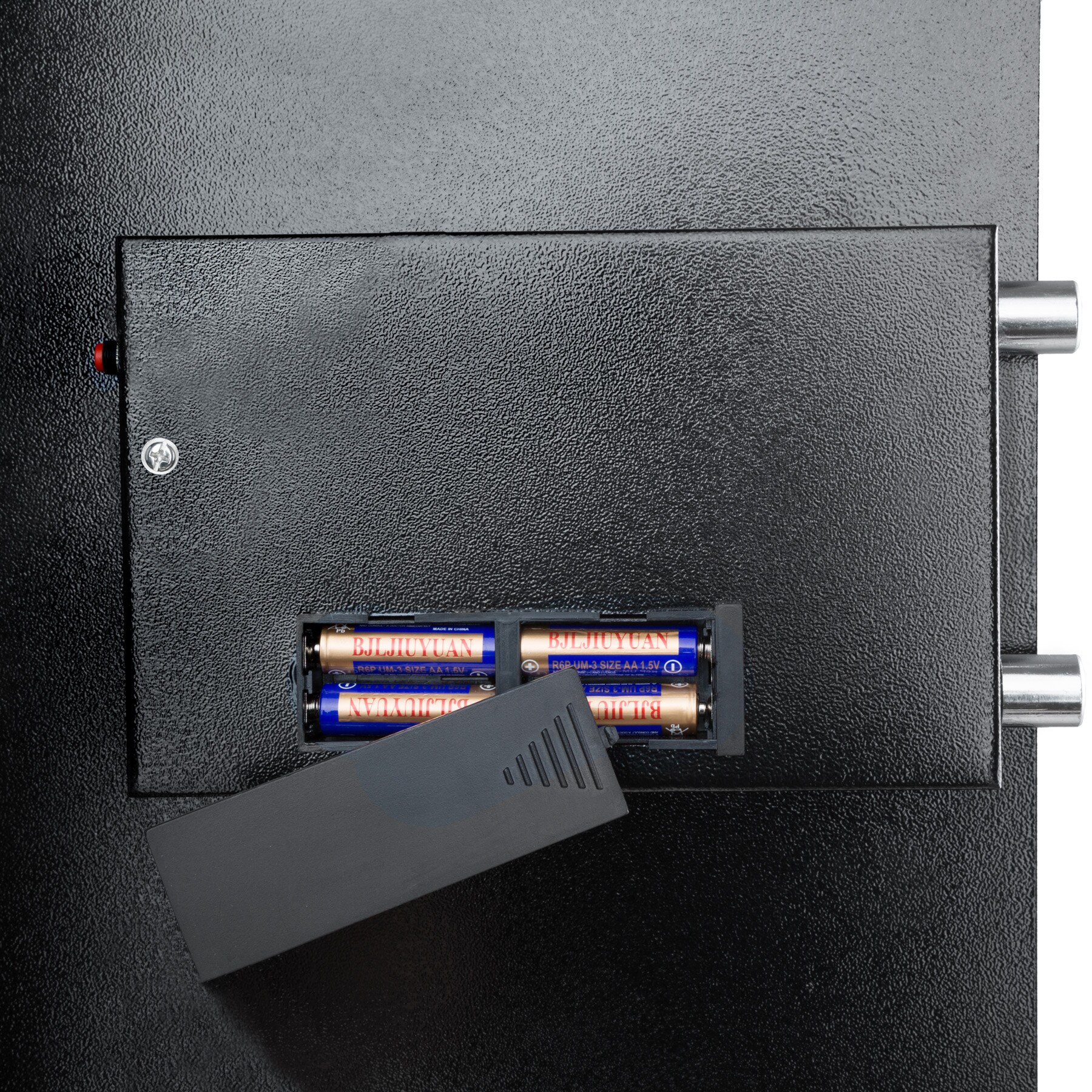 tectake® Elektronischer Safe, mit Doppelbolzen-Verschlusssystem, wählbarer Sicherheitscode und 2 Schlüssel zur Notöffnung, 50 x 35 x 34,5 cm