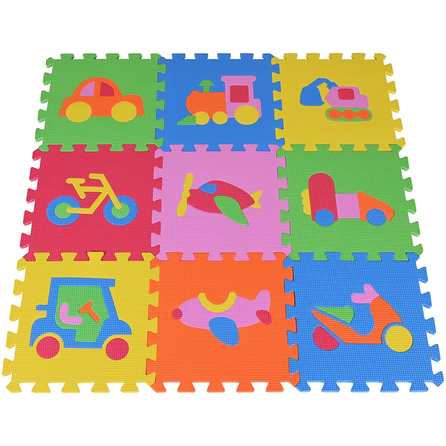knorr toys® Puzzlematte Fahrzeuge 10 tlg.