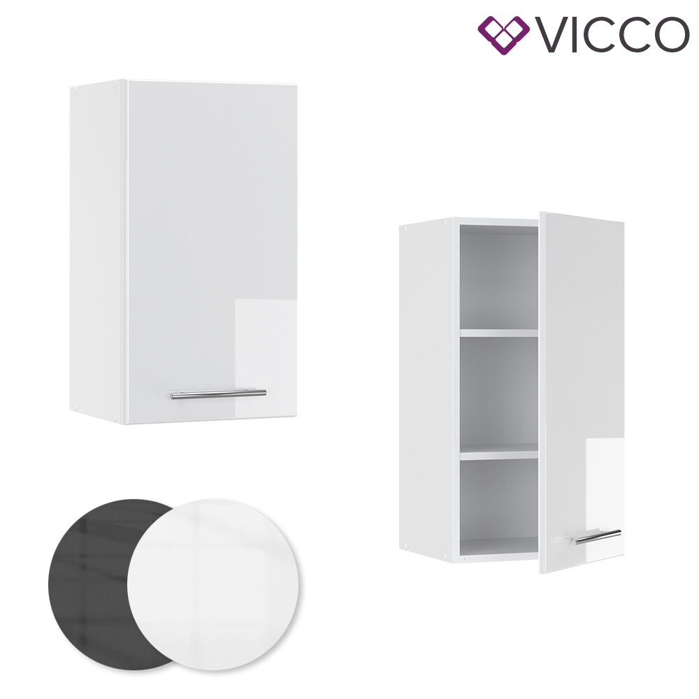 VICCO Hängeschrank 40 cm Weiß Küchenzeile Unterschrank Fame