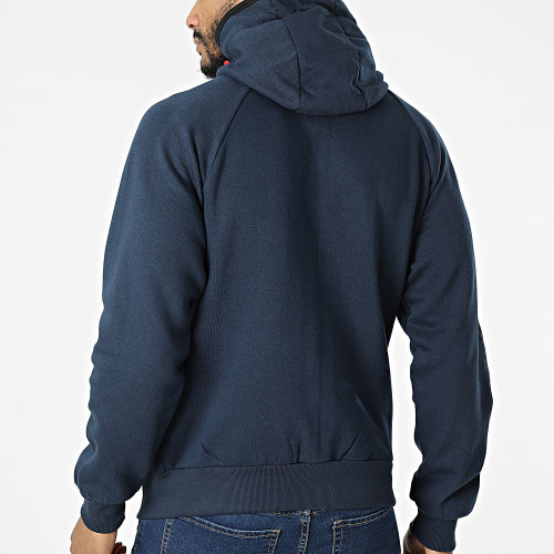 Sweat Zippé Capuche Gex Bleu Marine