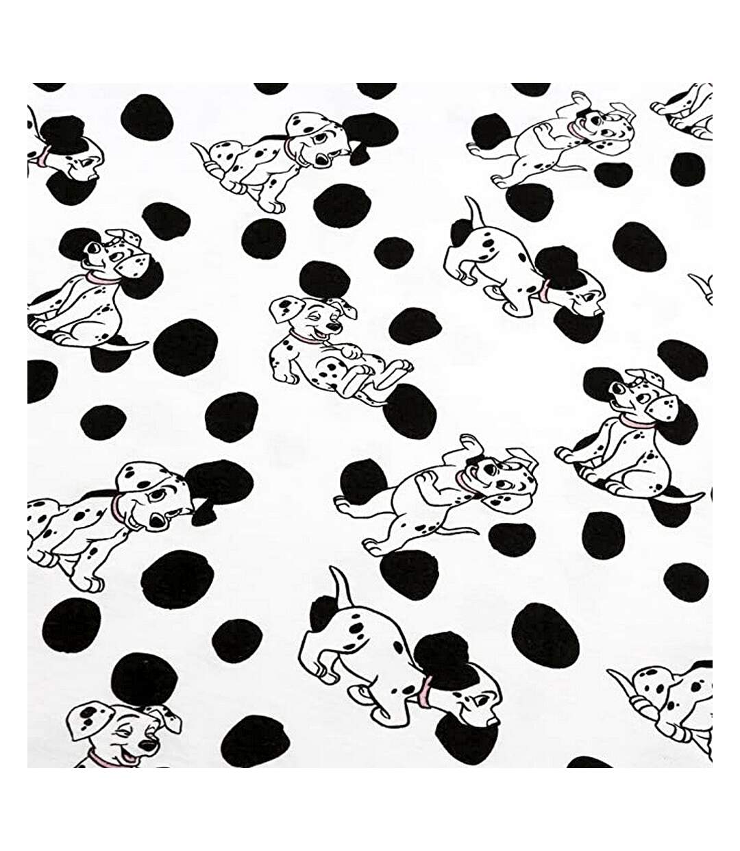 101 Dalmatians - Ensemble de pyjama long SNOOZE - Femme (Blanc cassé / Blanc / Noir) - UTTV817
