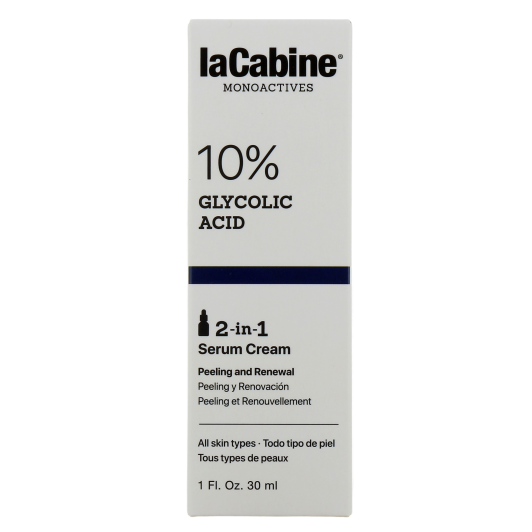 LaCabine Sérum Crème 10% Acide Glycolique - Peeling et Renouvellement