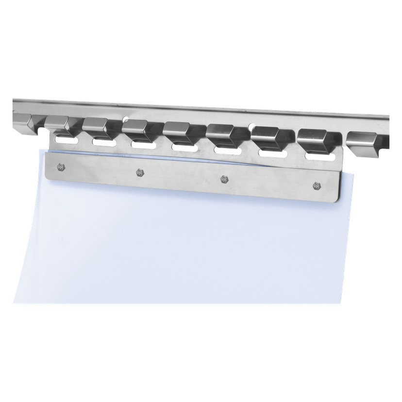 Skinne til PVC-forheng 98x3x3 cm