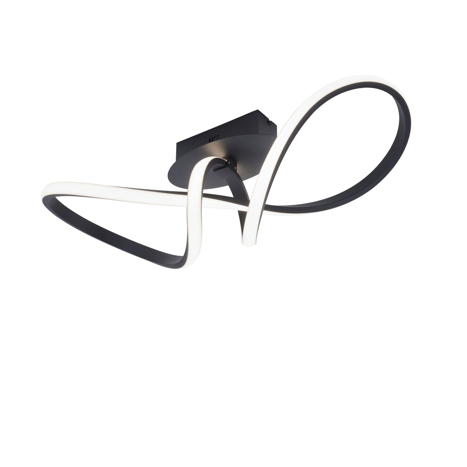 LED-Deckenleuchte Maria 61x27x24,5 cm schwarz