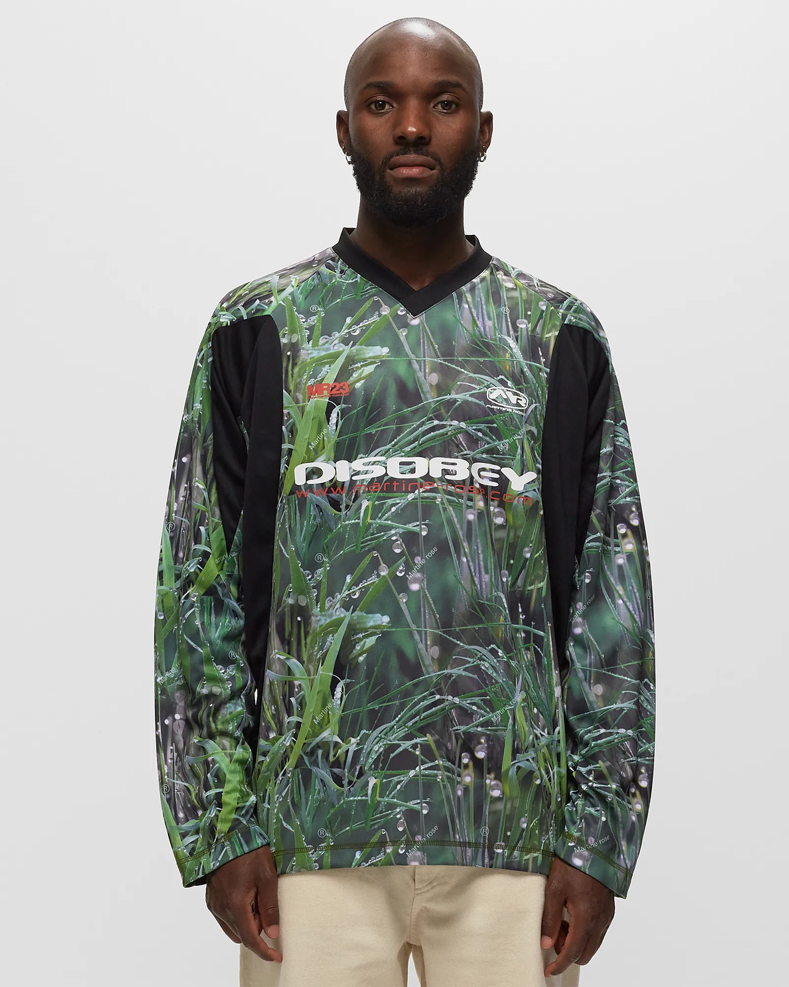 Martine Rose PANELLED FOOTBALL TOP