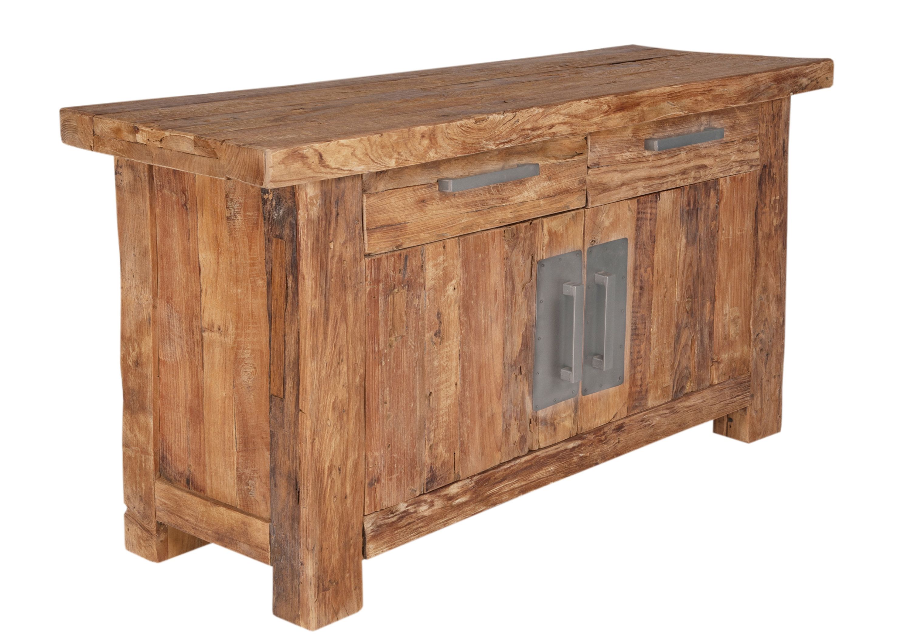 Kommode CORAL Teakholz Schubladenschrank Sideboard Wohnzimmer Mehrzweck Schrank