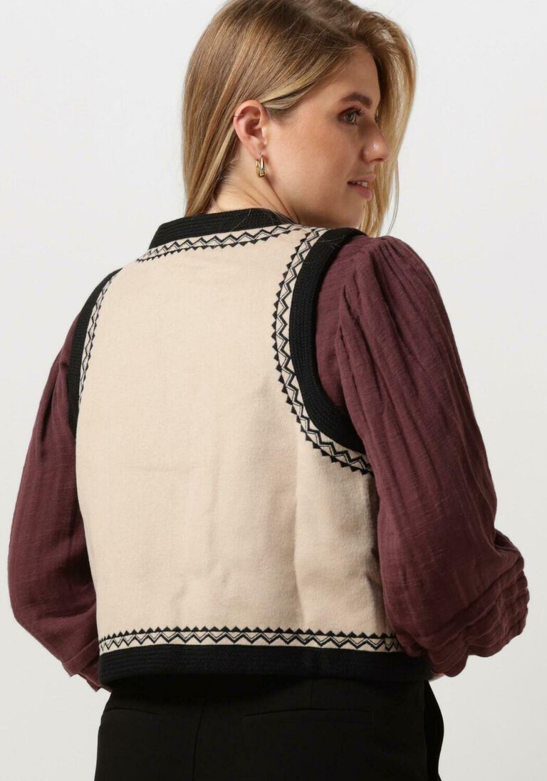 ANTIK BATIK beige antik batik gilet wilma gilet