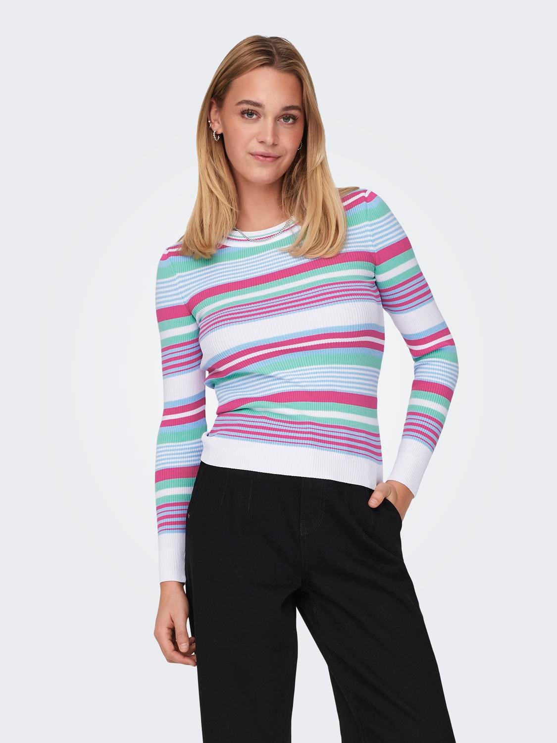 ONLMELEKA Strickpullover Cloud Dancer