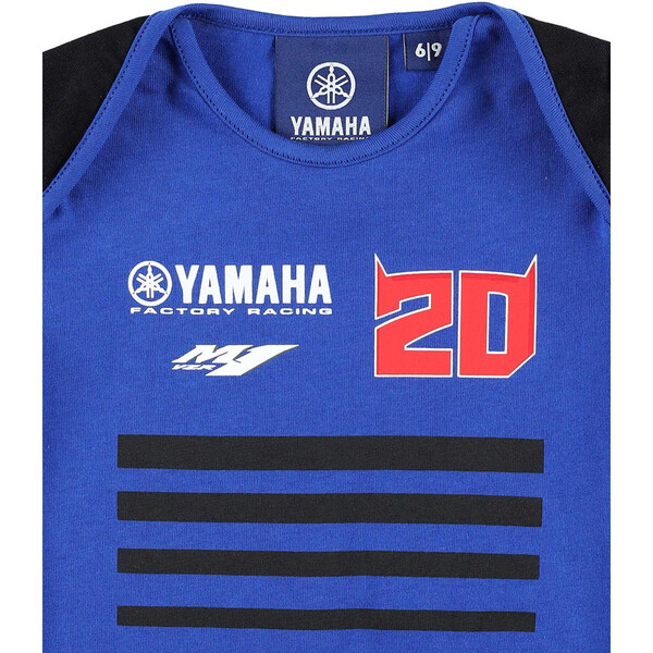 Fabio Quartararo - Pyjama bébé Dual FQ20 Yamaha Bleu / Rouge