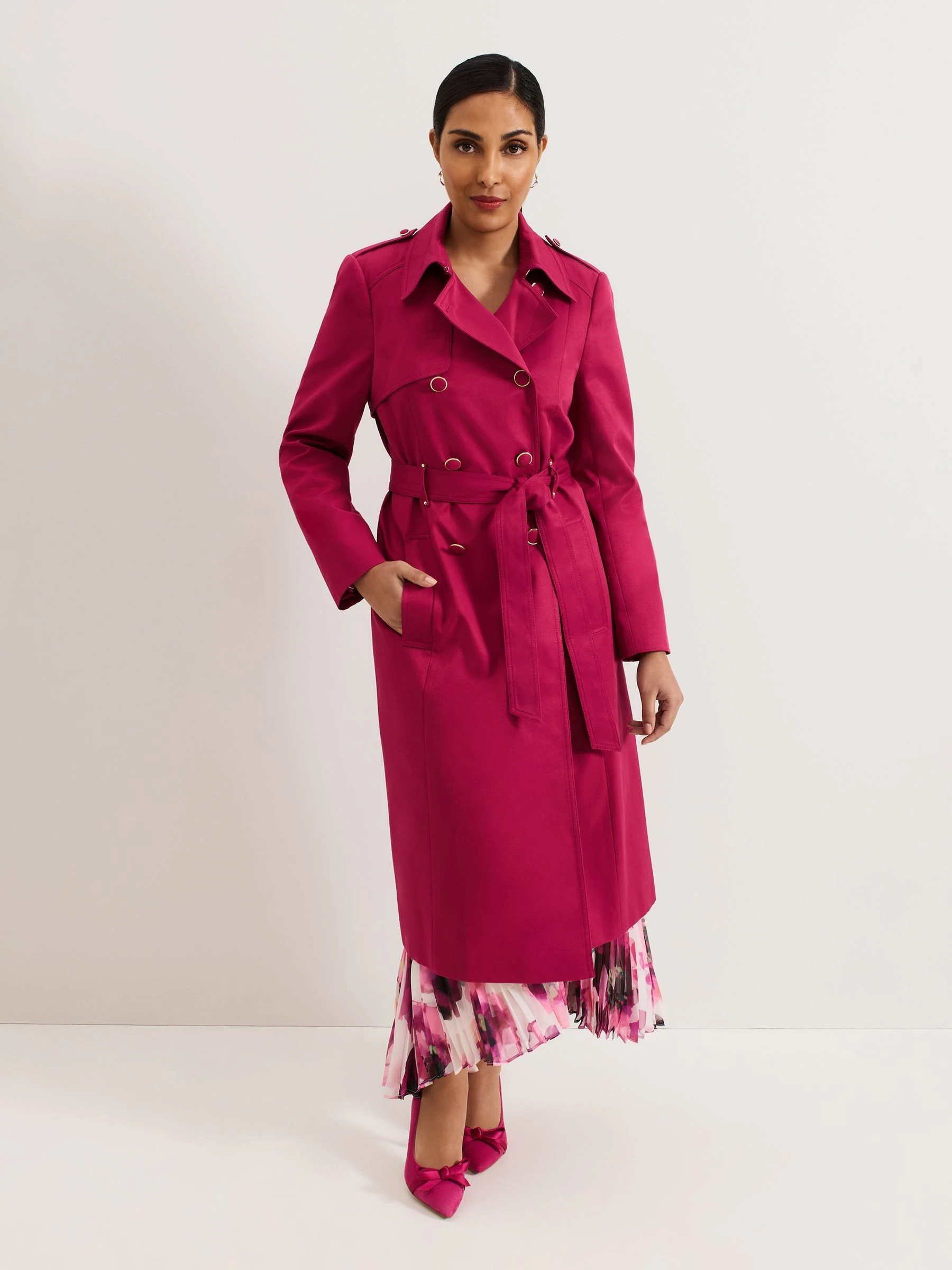 Phase Eight Cheryl Petite Trench Coat