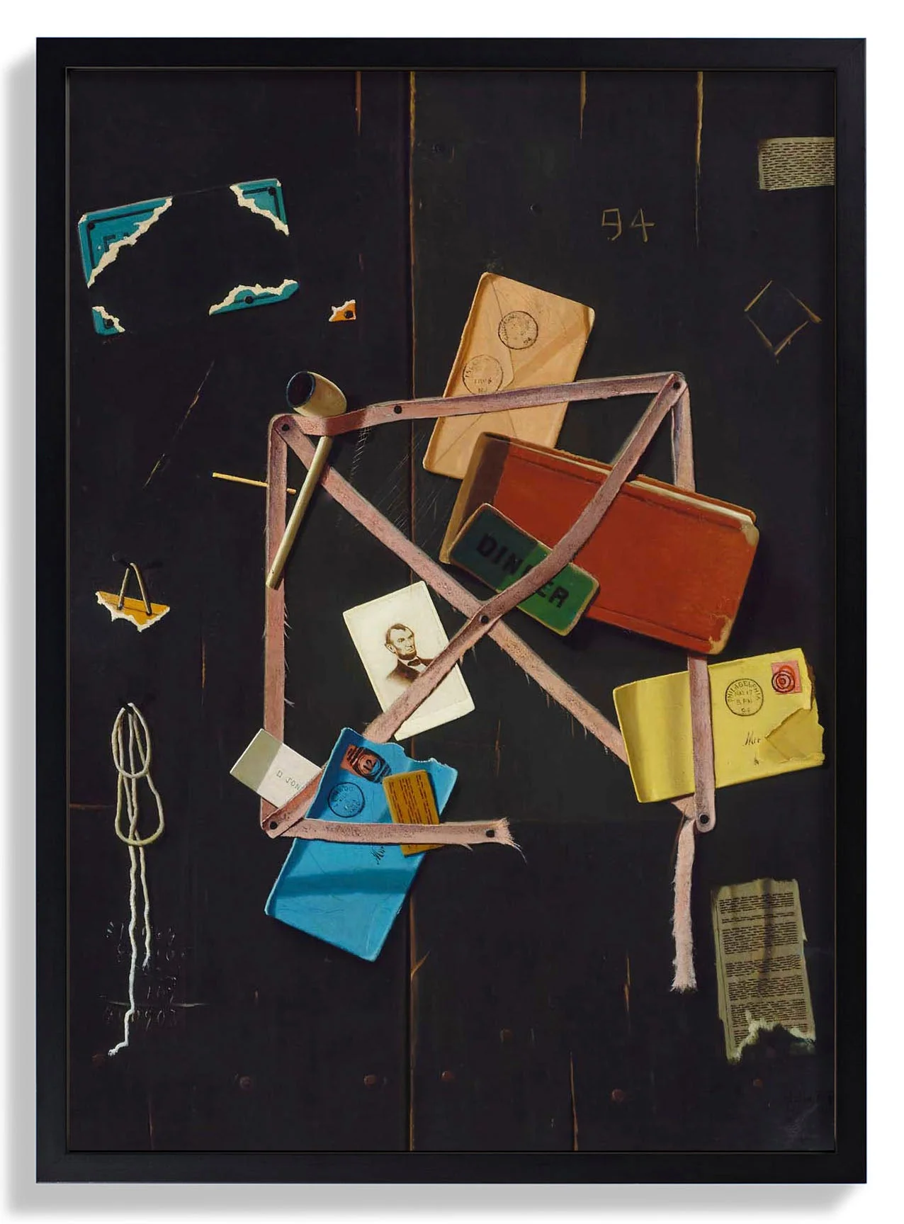 Old Time Letter Rack von John Frederik Peto