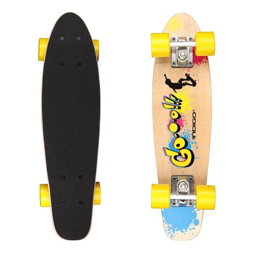 Skate de madeira Go Indigo 55,88 * 15,24 cm
