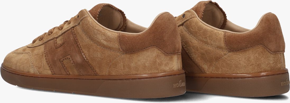 cognac hogan lage sneakers hogan cool allacciato h