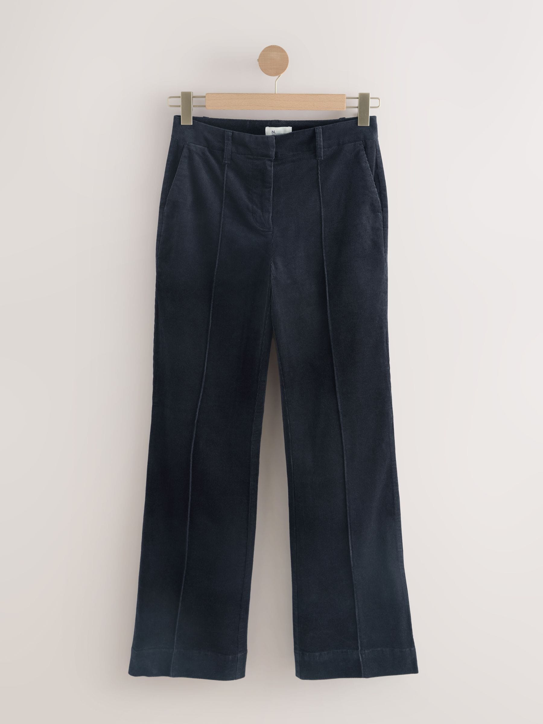 Donkerblauw - N. Premium Cord Bootcut Broeken