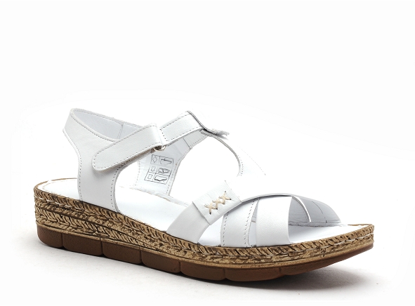 Andrea conti nu pieds plats femme 1889615 blanc